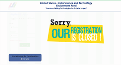 Desktop Screenshot of iusstf-ef.ciieindia.org