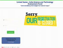 Tablet Screenshot of iusstf-ef.ciieindia.org